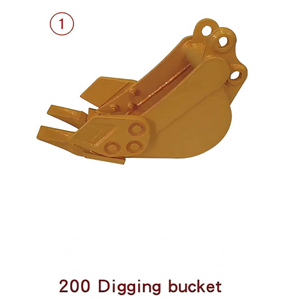 200mm Mini Excavator Bucket | Heavy Duty Digger Attachment for Machines up to 2 Tons