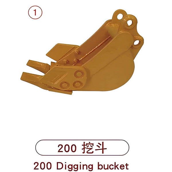 200mm Mini Excavator Bucket | Heavy Duty Digger Attachment for Machines up to 2 Tons